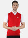 Men Red Solid Sweater