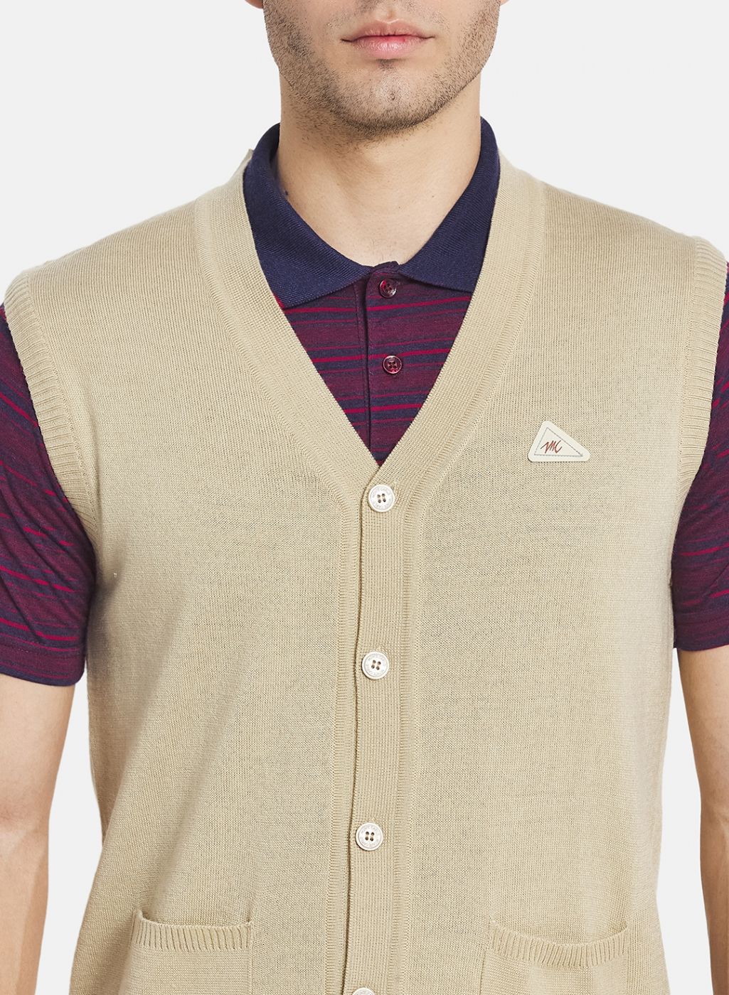 Buy Men Beige Solid Cardigan Online in India Monte Carlo