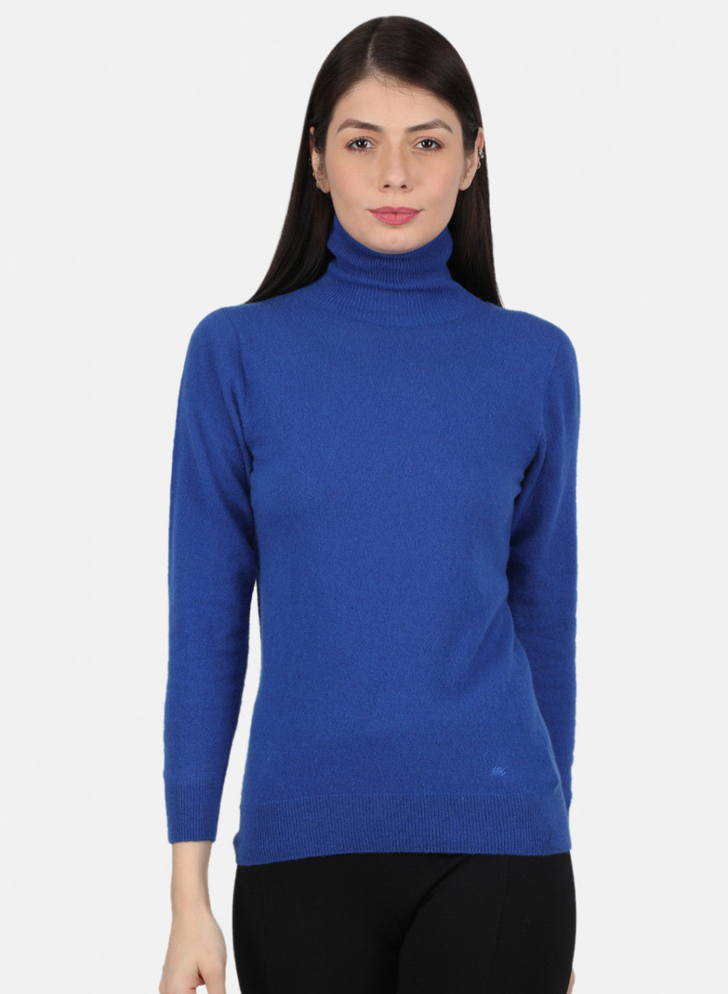 Women Blue Solid Top
