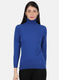 Women Blue Solid Top