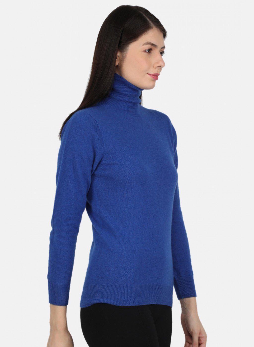 Women Blue Solid Top