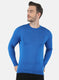 Men Royal Blue Solid Pullover