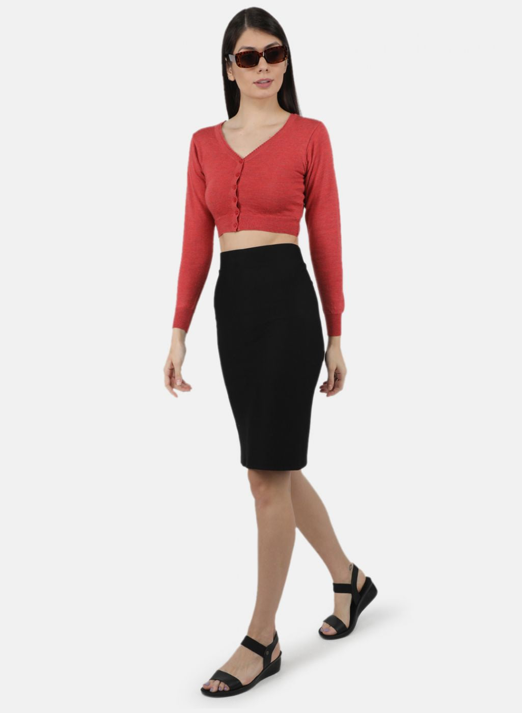 Women Red Solid Blouse
