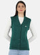 Women Green Solid Cardigan