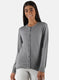 Women Grey Solid Cardigan