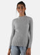 Women Grey Solid Sceavy Top