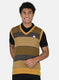 Men Gold Stripe Sweater