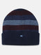 Men NAvy Blue Self Design Cap
