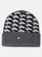 Men Grey Self Design Cap