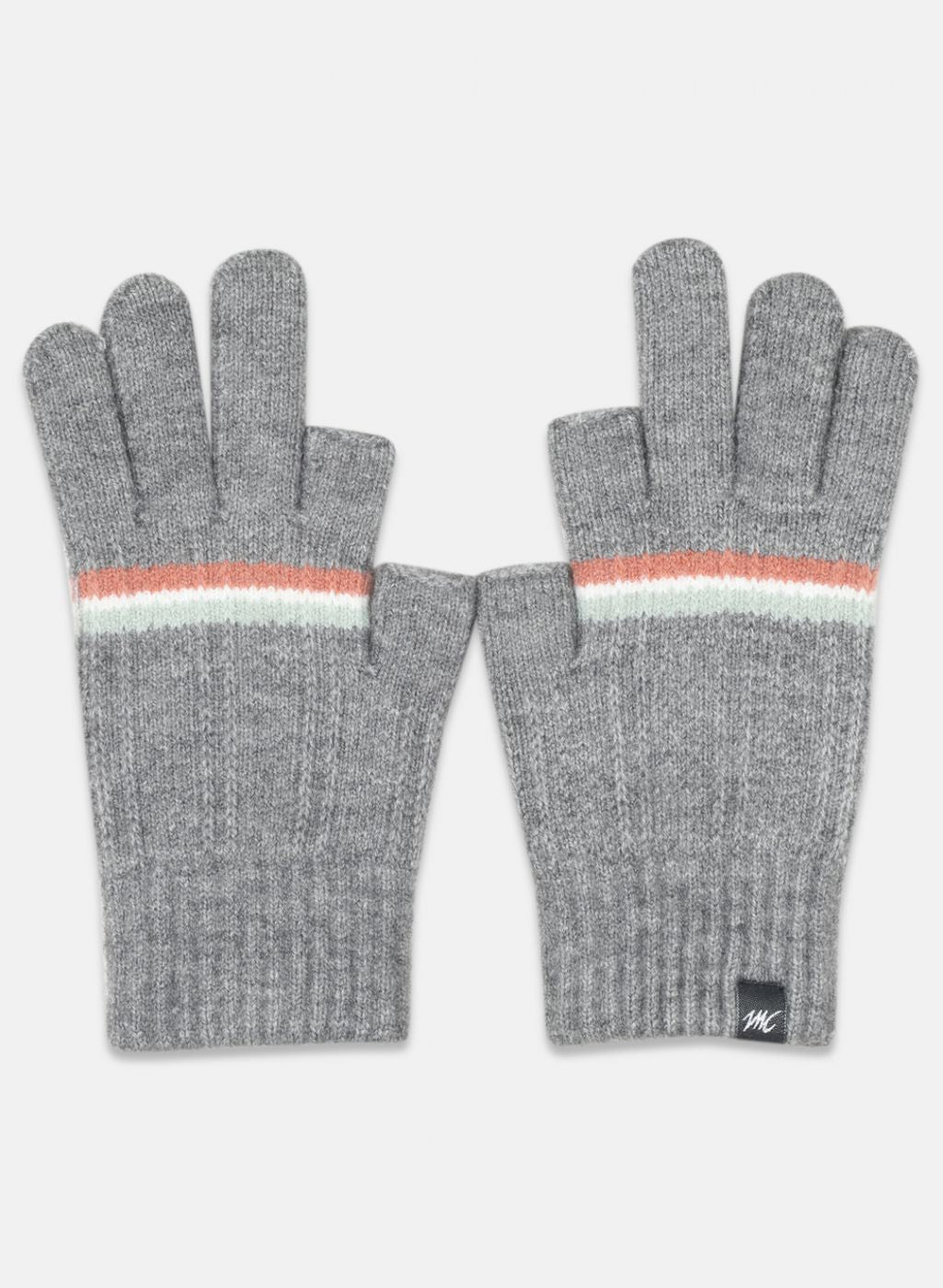 Women Grey Self Design Gloves