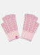 Women Pink Self Design Gloves