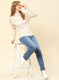 Women Beige Solid Blend wool Sceavy