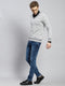 Men Grey Jaquard Pullover