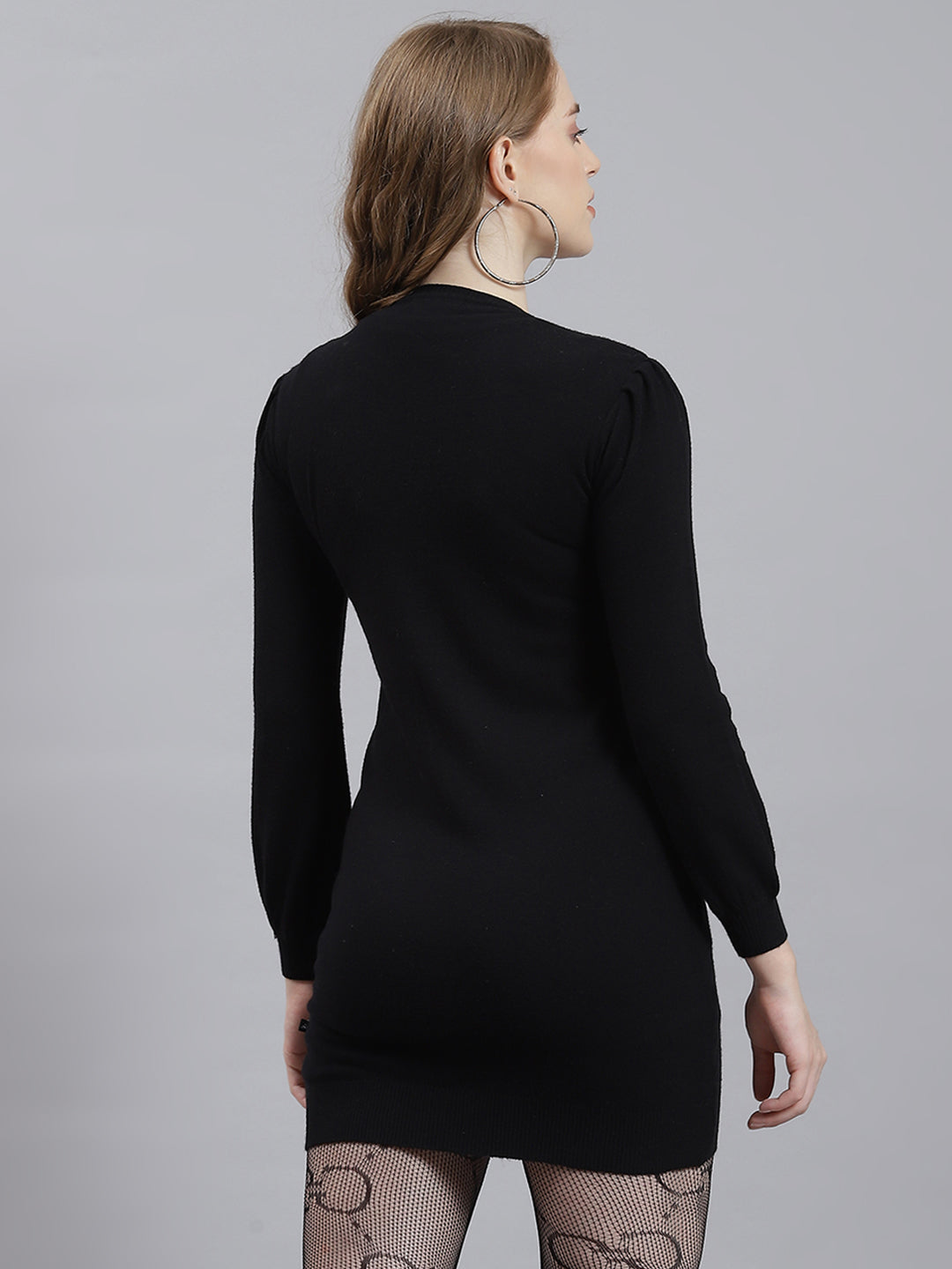 Women Black Plain Top