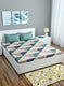 Multi Color 128/68 TC Bedsheet with 2 Pillow Covers