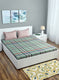 Multi Color 128/68 TC Bedsheet with 2 Pillow Covers