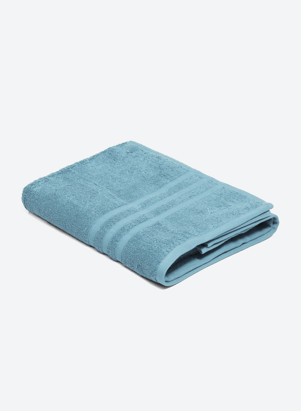 Aqua Blue Cotton 525 GSM Bath Towel