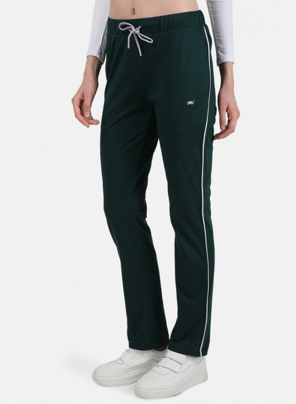 Womens Green Plain Lower