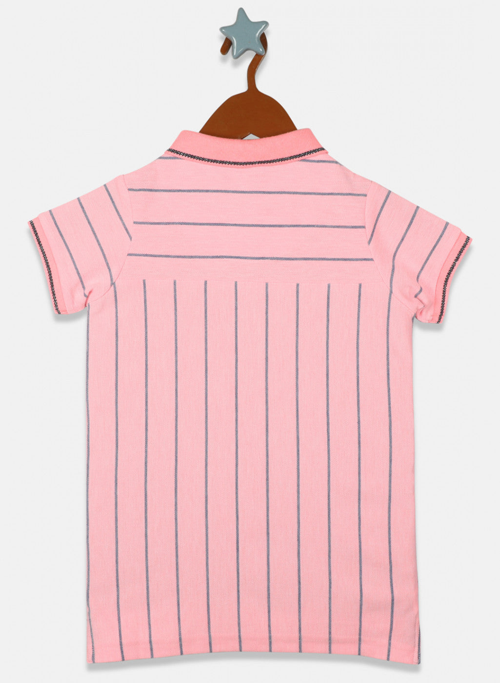 Girls Peach Stripe T-Shirts