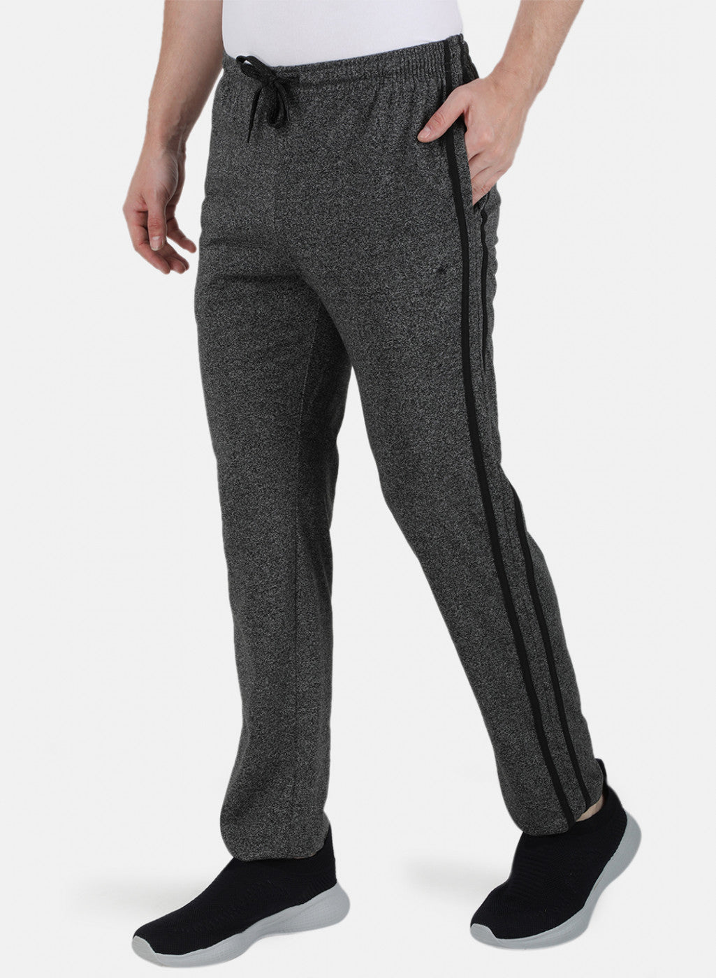 Mens Black Plain Lower