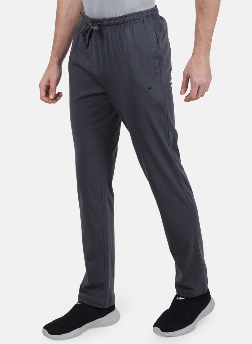 Mens Grey Plain Lower