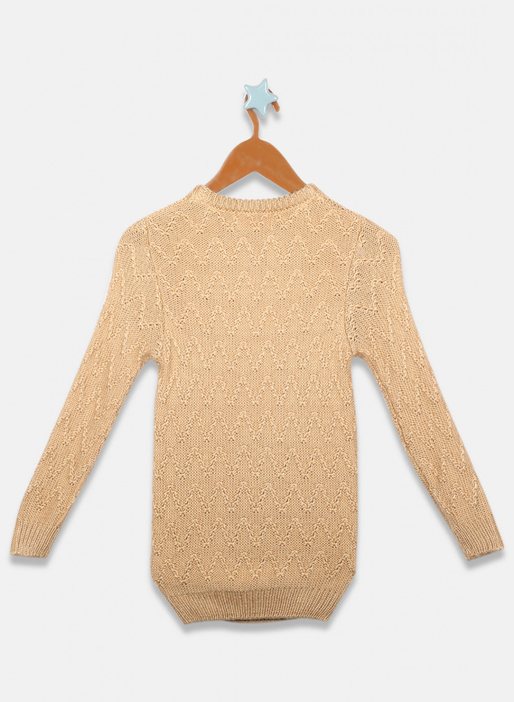 Oswal Beige Girls Top