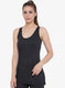 Women Black Solid Thermal Vest