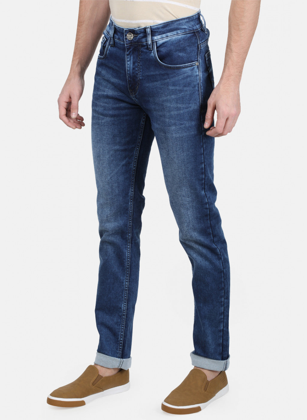 Mens Blue NArrow Denim