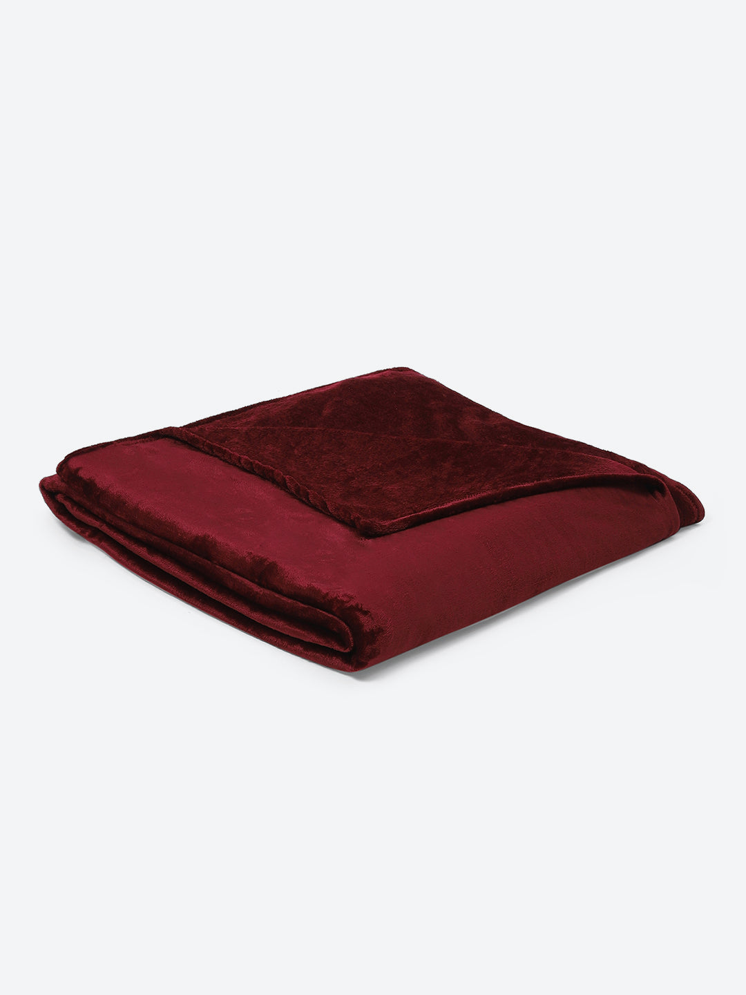 Solid Polyester Double Bed Blanket for AC Room