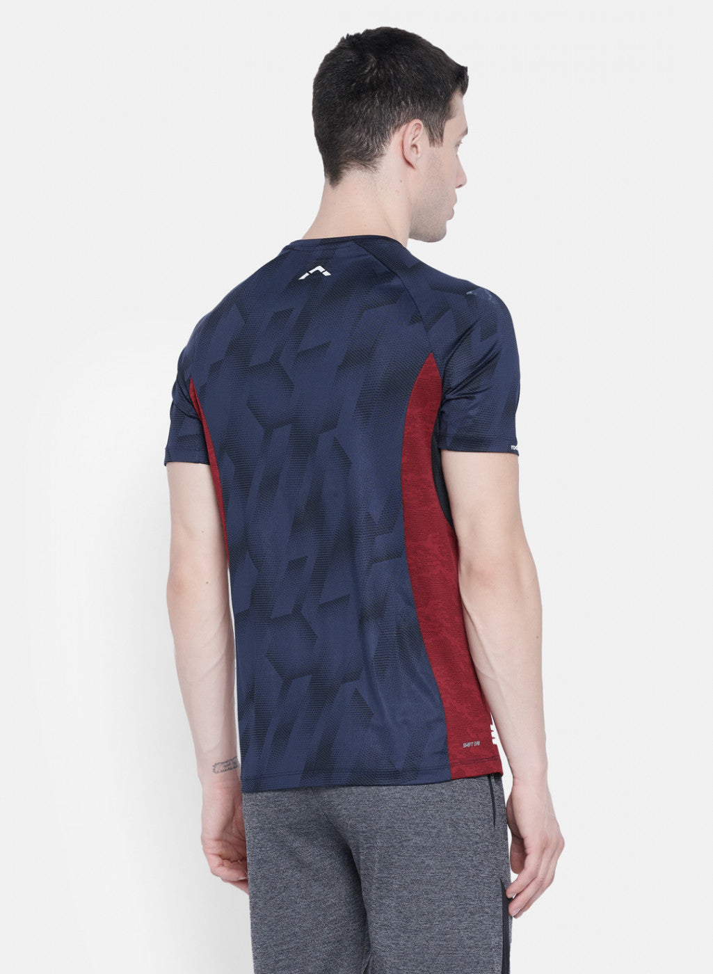 Rock.it Men Navy Blue Printed T-Shirt