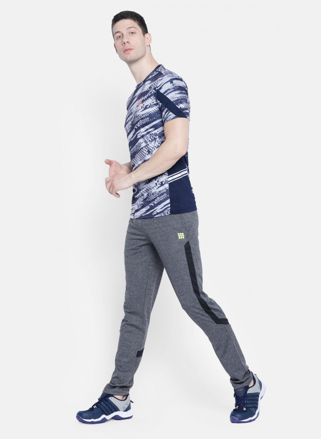 Rock.it Men Navy Blue Printed T-Shirt