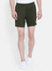 Rock.it Men Olive Self Design Short