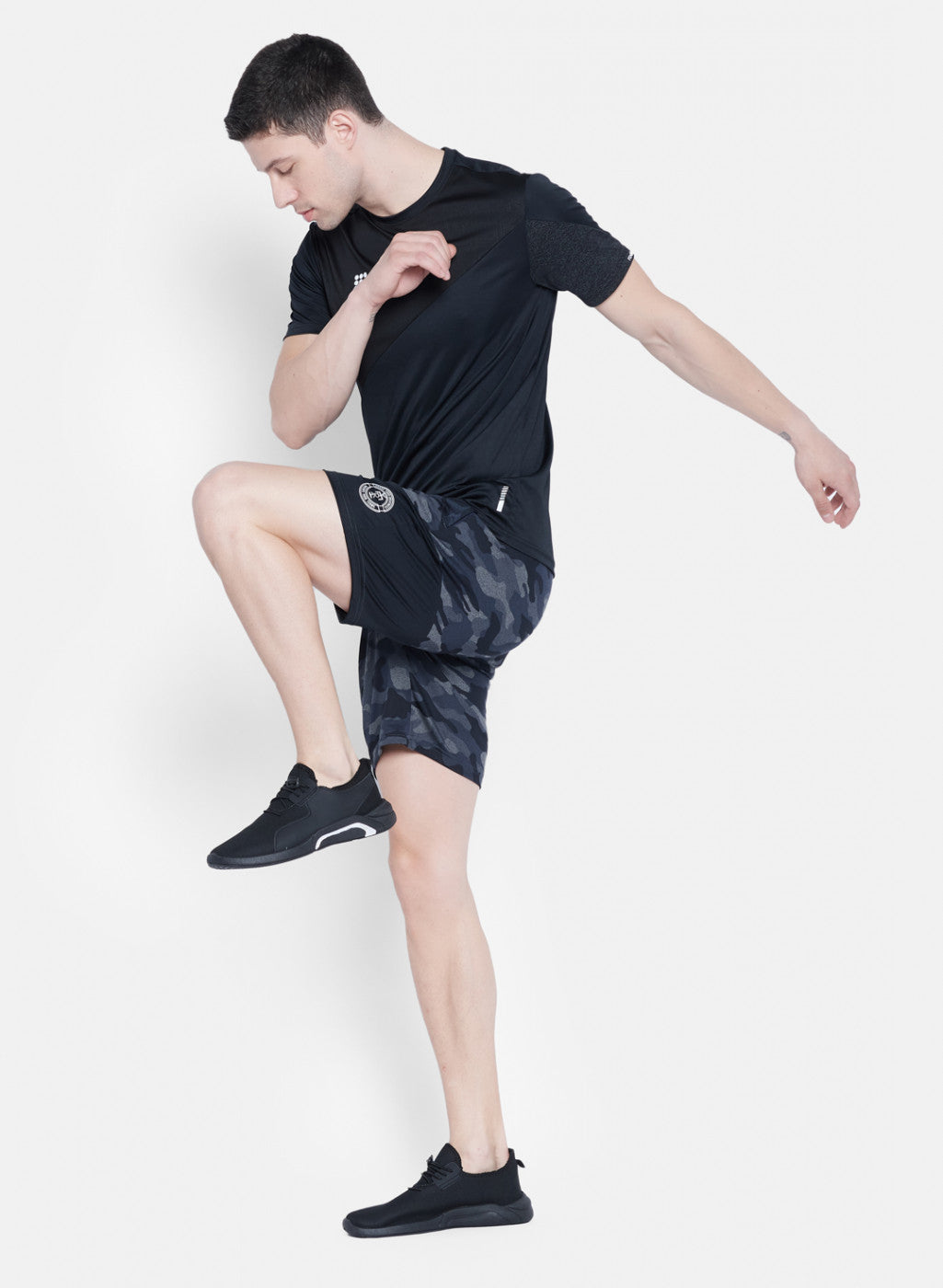 Rock.it Men Grey Printed Short