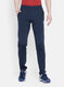 Rock.it Men Navy Blue Self Design Lower