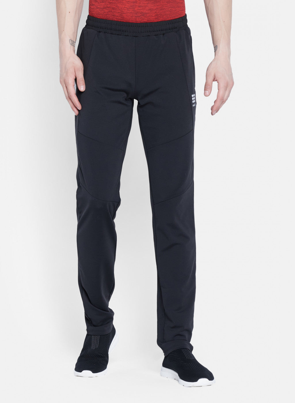 Rock.it Men Black Self Design Lower