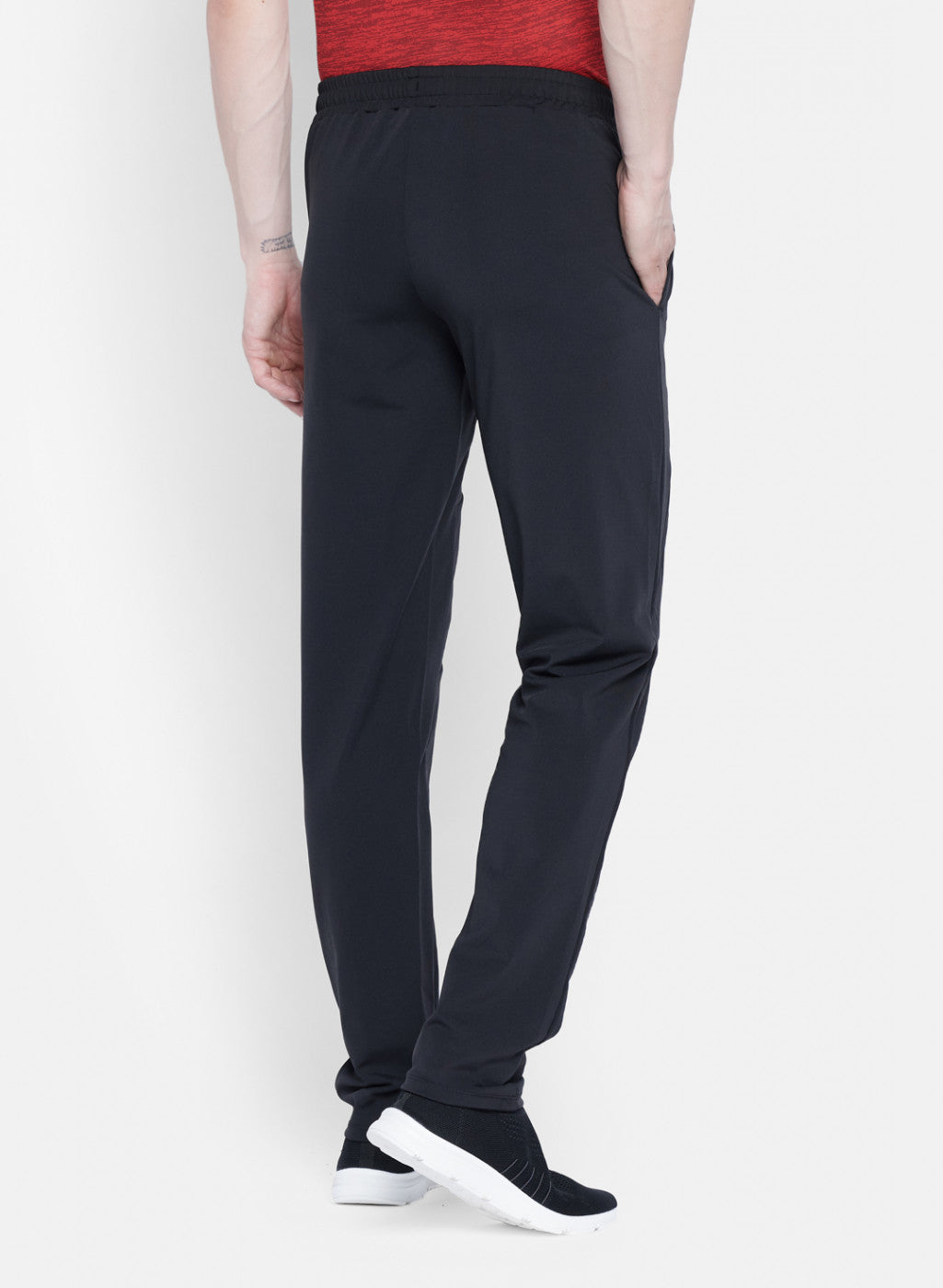 Rock.it Men Black Self Design Lower