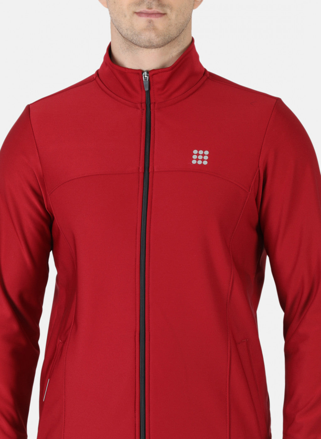 Rock.it Maroon Regular Fit Full Sleeve Collar Neck Sweatshirt