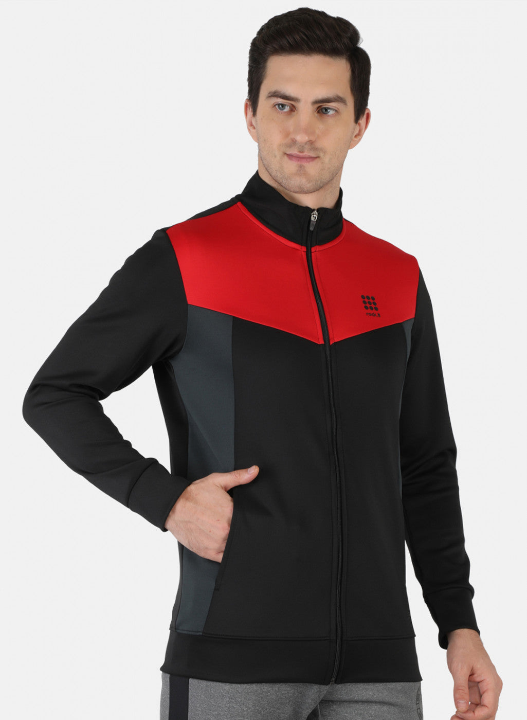 Rock.it Men Black Solid Sweatshirt