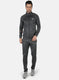 Rock.it Grey Regular Fit Full Sleeve Collar Neck Tracksuit