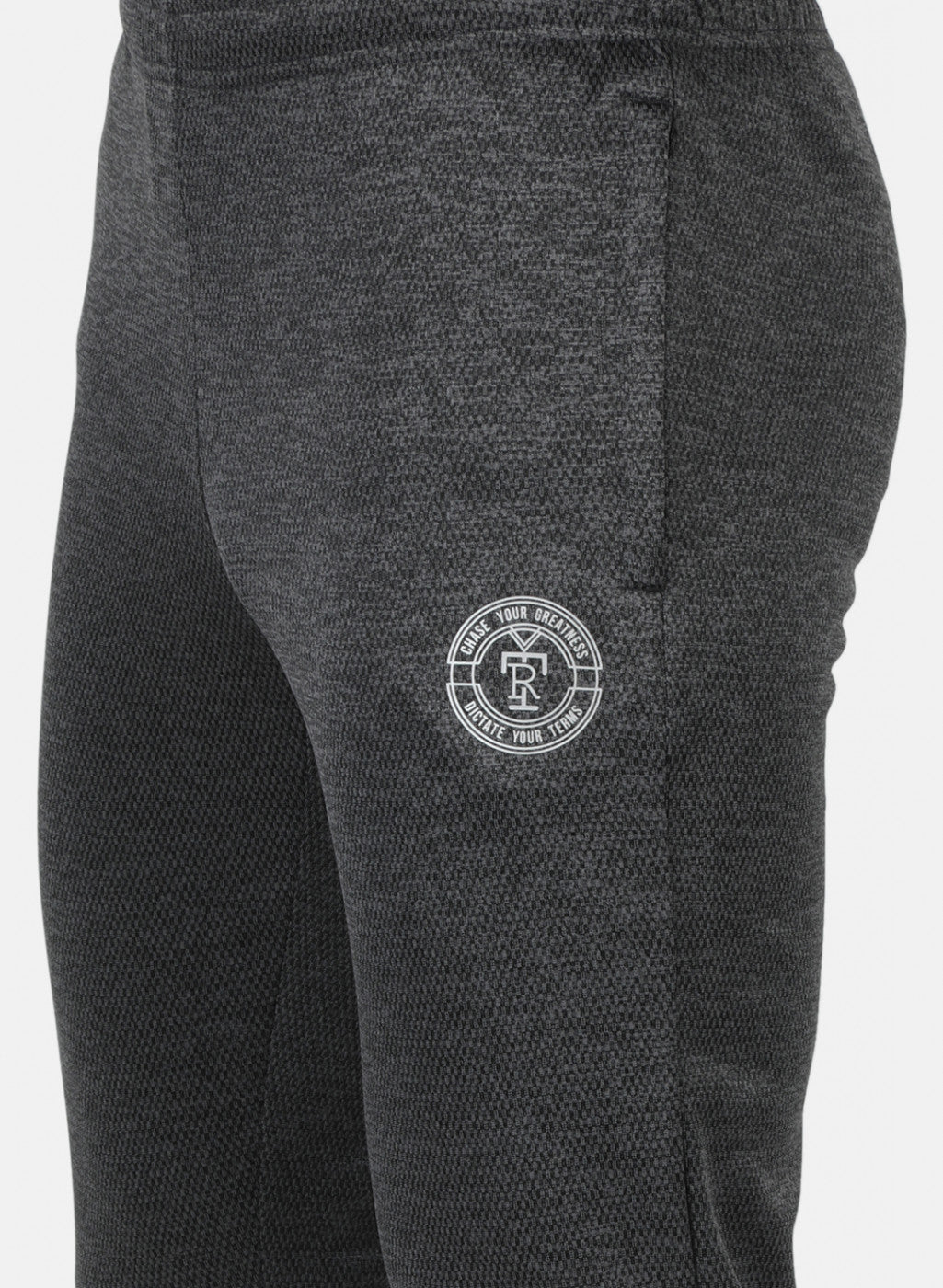 Rock.it Grey Regular Fit Full Sleeve Collar Neck Tracksuit