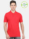 Mens Red Plain T-Shirt