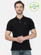 Mens Black Plain T-Shirt