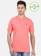 Mens Light Pink Plain T-Shirt
