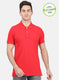 Mens Red Plain T-Shirt