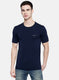Mens NAvy Blue Plain T-Shirt