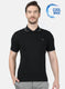 Mens Black Plain T-Shirt