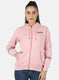 Women Pink Solid Sweatshirt