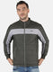 Men Olive Solid Jacket
