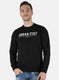 Men Black Printed Sweatshirt