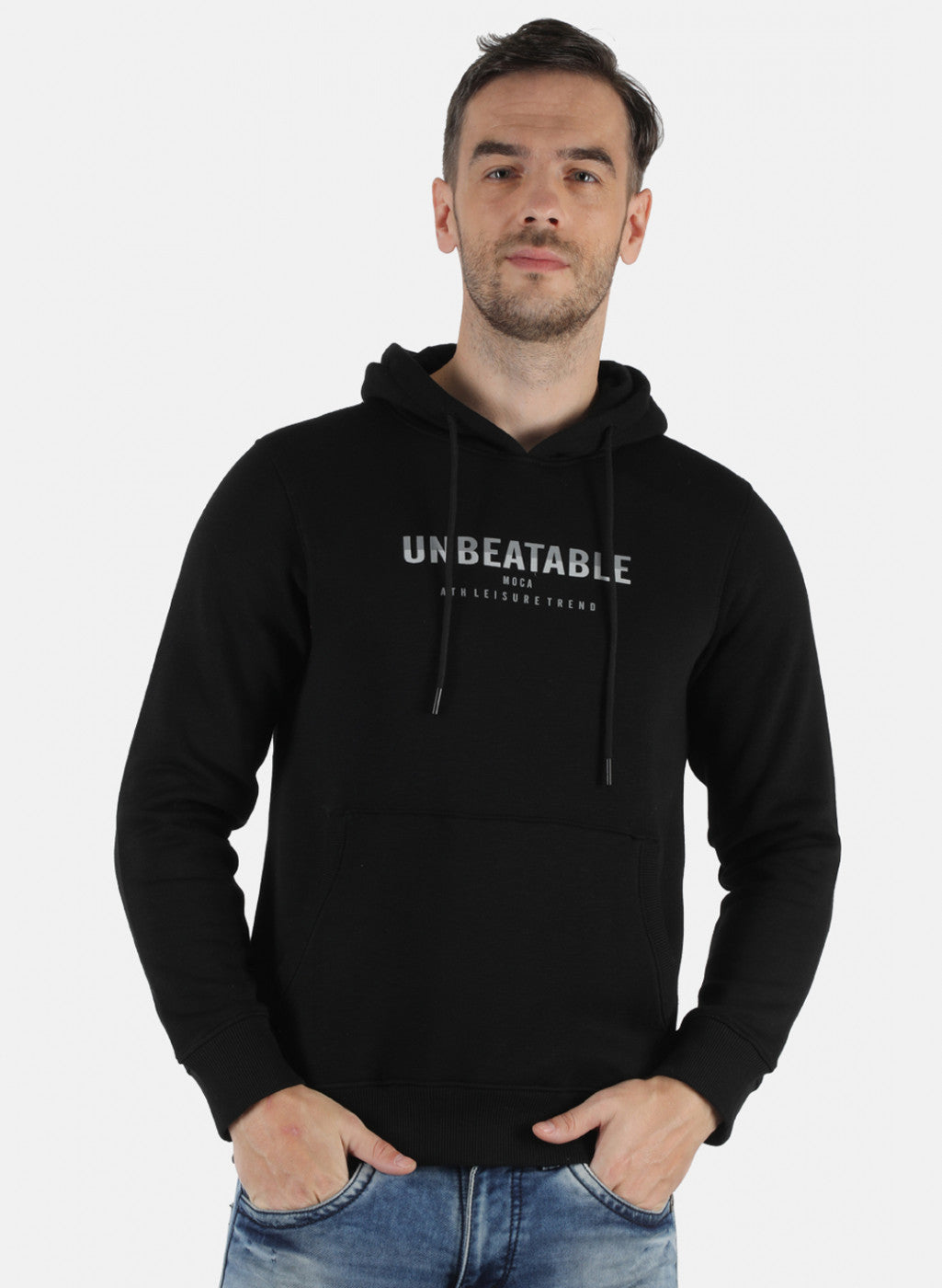 Men Black Printed Sweatshirt